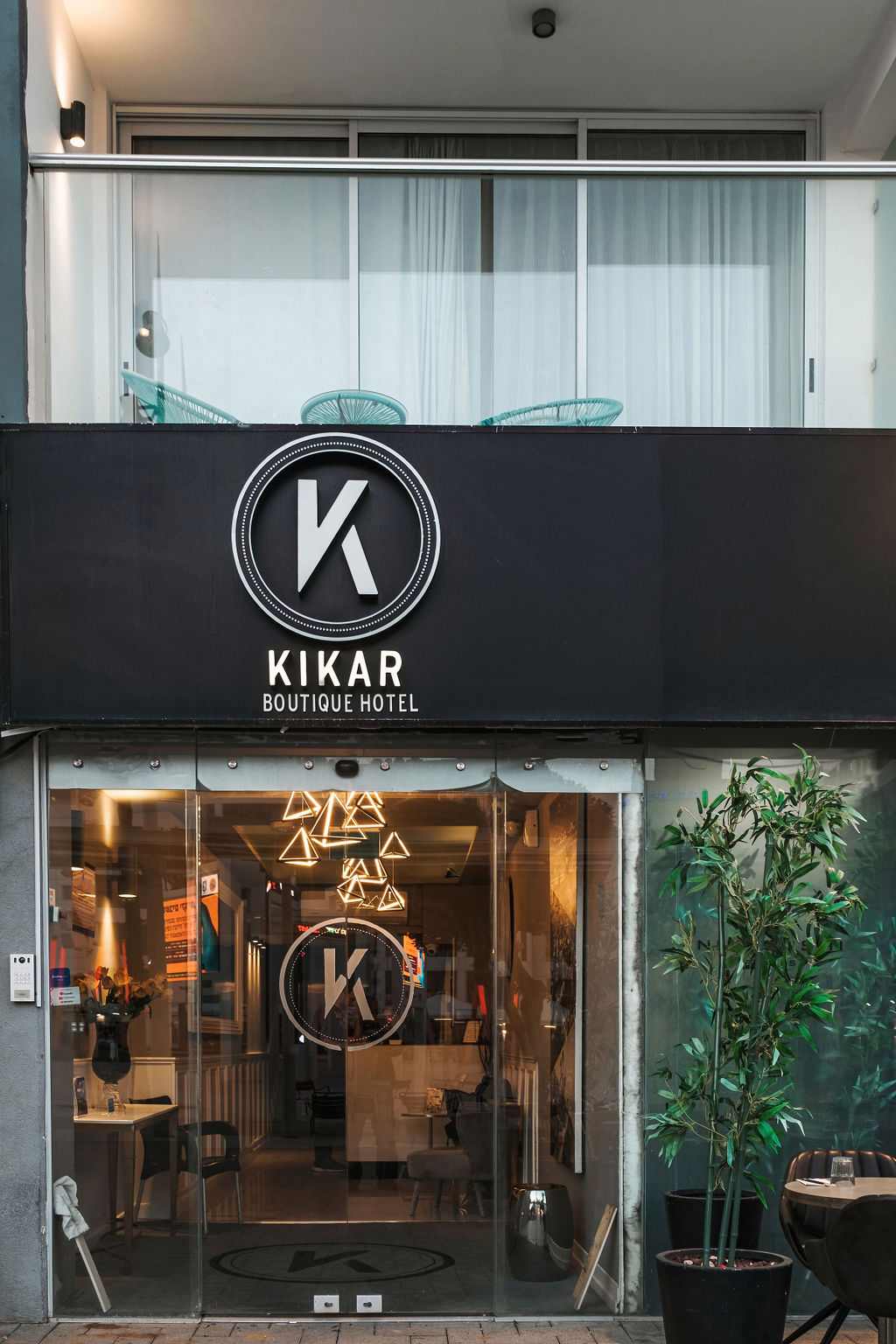 Façade de l'Hotel Kikar Boutique à Netanya
